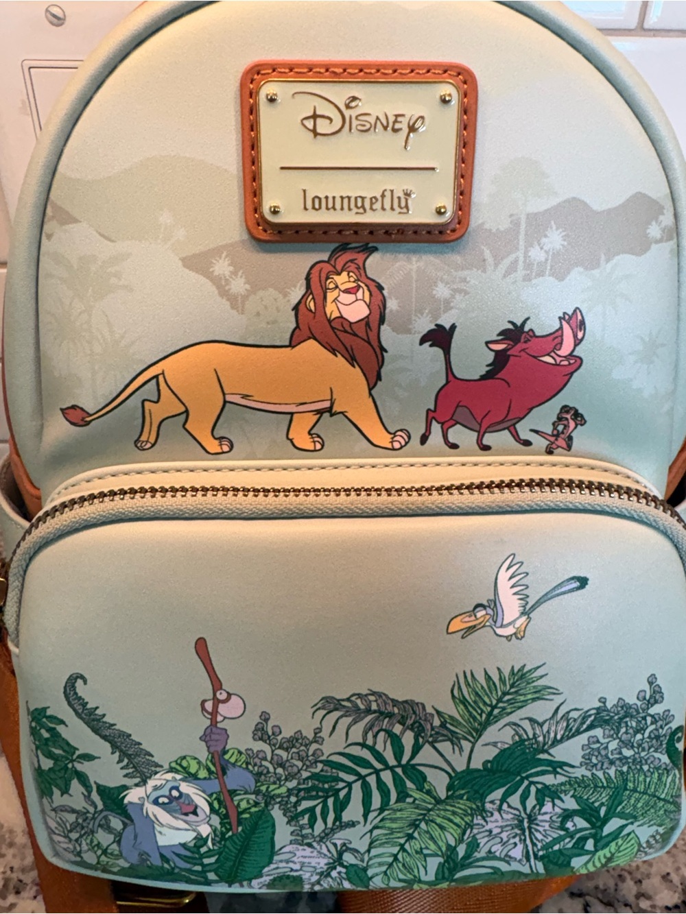 Loungefly x Disney The Lion King Mint Mini Backpack - Picture 2 of 8
